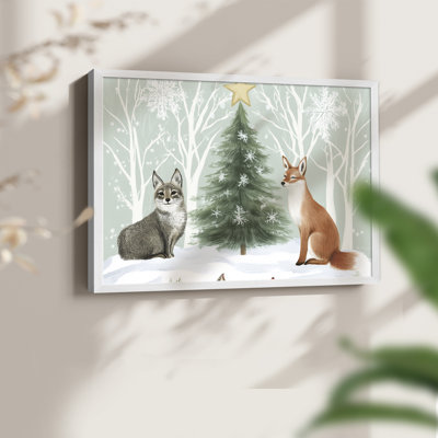 Chirstmas Art-CCIV -Framed Print - Restickable