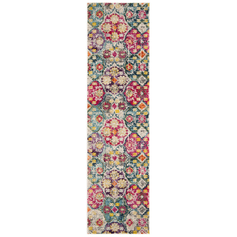 Moloney Performance Floral Rug, Runner 2'2" x 12'