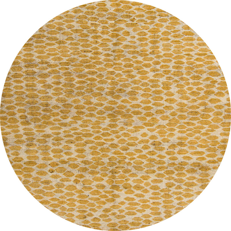 Abstract Indoor Rug, Round 8'