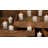 Votive Candles in Clear Glass Holders - 12 Count-21241600
