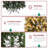 9' Lighted Pine Christmas Tree