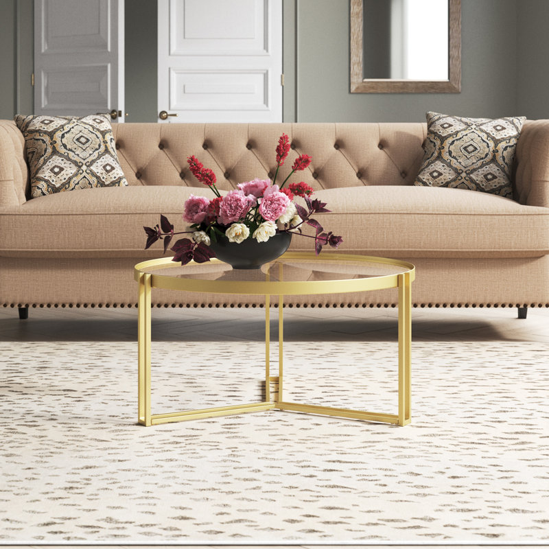 Table basse Modern Glam
