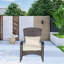Chaise de patio avec coussins (coussin)-315297735