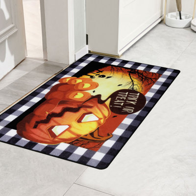 Dequandre Non-Slip Halloween Outdoor Doormat