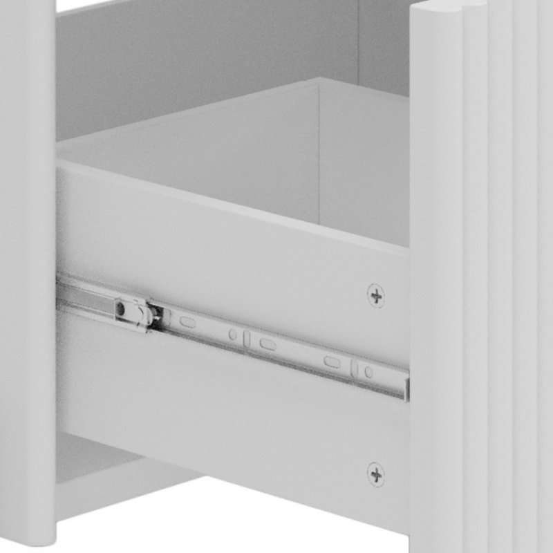 Meuble-lavabo 30 po avec lavabo en céramique, Blanc