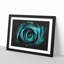 A Teal Rose - Single Picture Frame Print on MDF-56866847-56866838