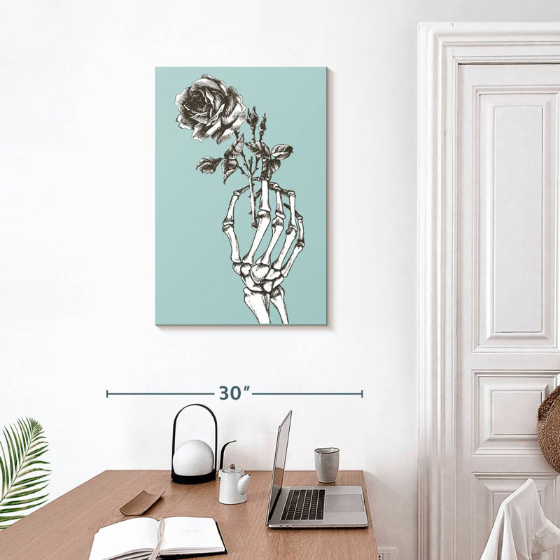 Hitzel Romantic Skeleton, 30" H x 20" W