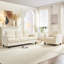  Ensemble de canapé de salon 2 pièces de 82 po de largeur pour petits espaces - Canapé modulaire avec tissu chenille, fauteuil convertible et coussins amovibles-807664015