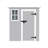 6X6 FT Storage Shed, Waterproof Resin Outdoor Storage Shed With Floor & Window &  Lockable Doors And  Vents, Tool Shed For Bike, Garden, Backyard,Lawn, All Weather Use, Light Grey