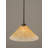 Mini-luminaire suspendu suspendu avec tige en verre ambré 12 po-32465573