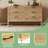 Donnell Rattan 6 Drawer 47.4'' W Double Dresser with Unique Base