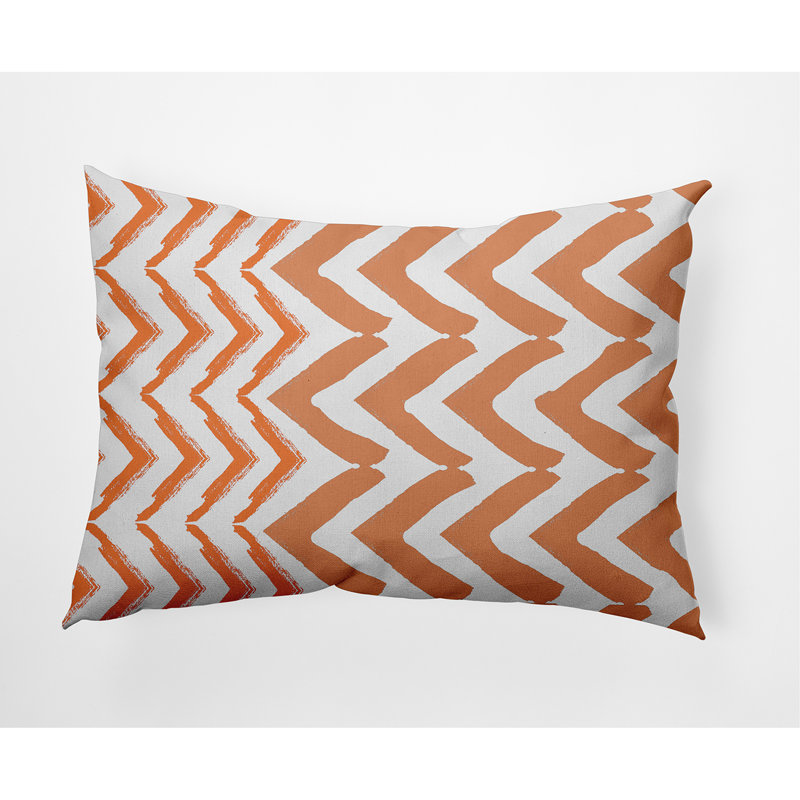 Housse et insert de coussin extérieur d'extérieur, Orange