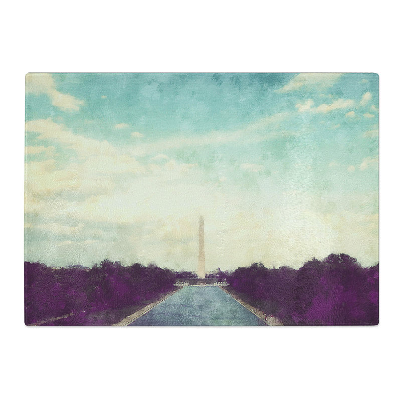 The Washington Monument Vol.1 Chopping Board, 0.4cm H x 20cm W x 28.5cm L