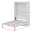 Lit escamotable double pleine grandeur - Tablettes incluses