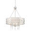 6EAA3DD1165A48A7B5E4D357B7D4F5A6 Lustre cauthen à 5 lumières (cristal)