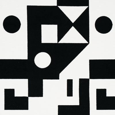 Binary Embroidery Fabric