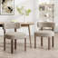 Chaise d'appoint rembourrée en bois massif-1013214864