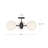 Nouveau Glass Semi Flush Mount-66310875