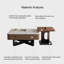 Ensemble de tables basses Modern Creative
