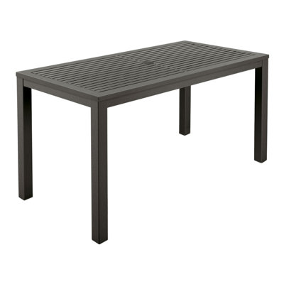 Aura Aluminum Narrow Dining Table