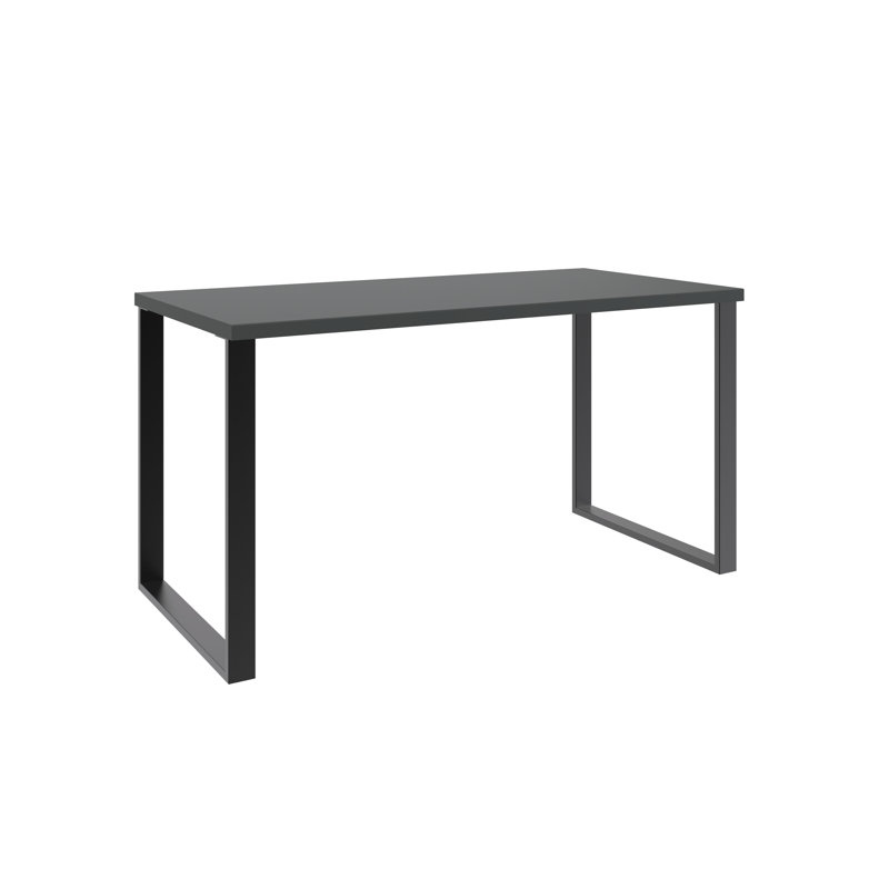 Nadica Steel Writing Desk, 75cm H x 140cm W x 70cm D, Grey