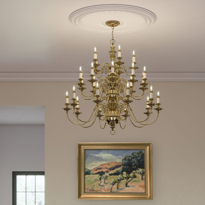 Baddesley 25 - Light Candle Style Chandelier