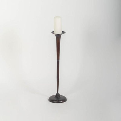 Bougeoir de table en métal