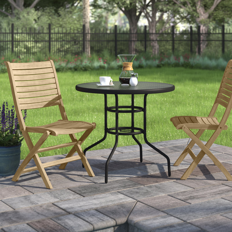 Chaise de patio pliante en teck Brighton
