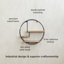 Elysant 3 Piece Circle Floating Shelf-47531984