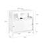 Carlette 60cm Single Bathroom Vanity Base Only
