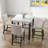 Orgesa 5 Piece Dining Set, Dining Table Set, Kitchen Table Set, Kitchen Table And Chairs