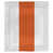 Blanc / milieu orange