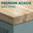 Gladys Acacia Solid Wood Butcher Block Countertop for DIY Workbench Top, Dining Table Top-109012947-109012952