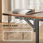 L-Shaped Steel Computer Desk with Built-In Electrical Outlet-1998855758