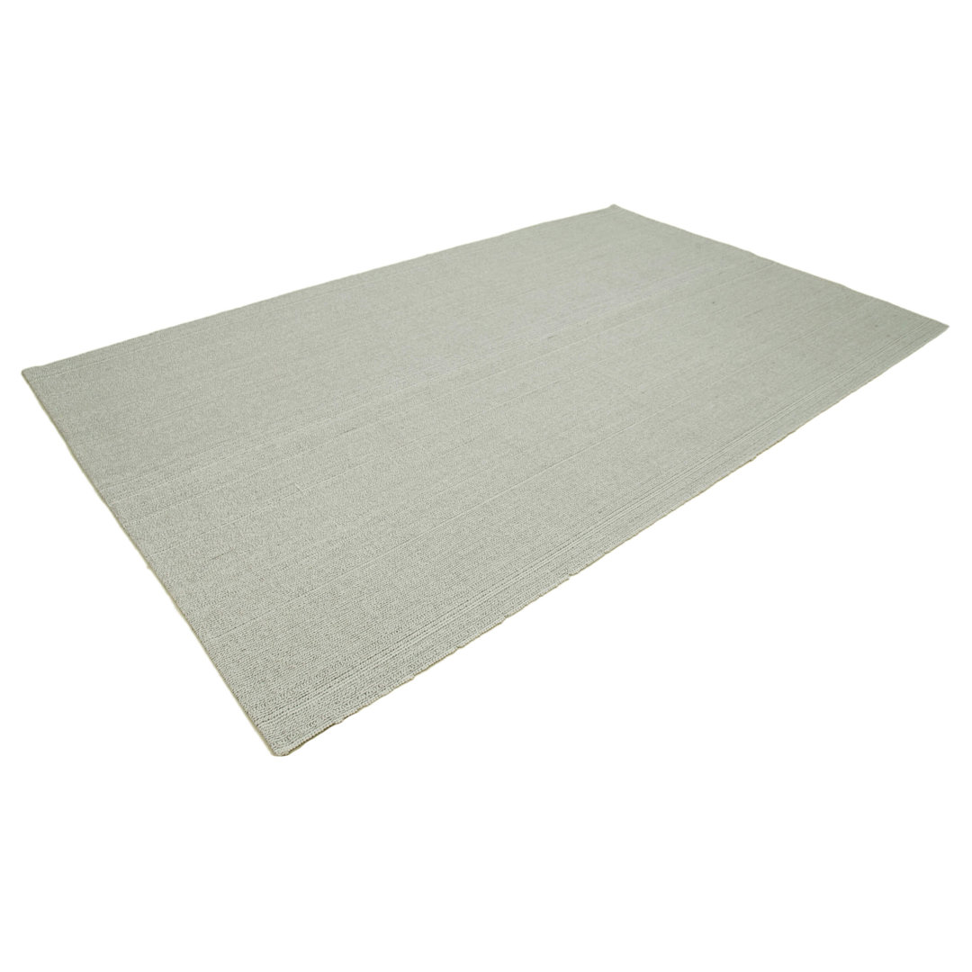 Vintage Flatweave Beige Vintage Wool Handmade Area Rug