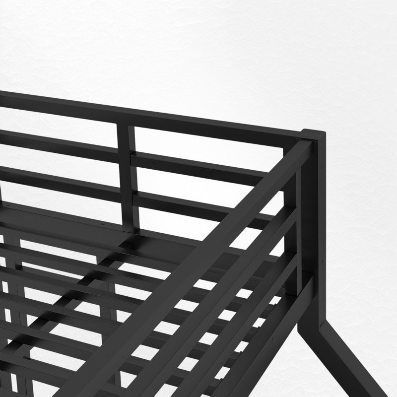 Metal Bunk Bed, Twin XL Over Queen