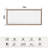 Lunara Belveled Edged Accent Rectangular Bathroom Wall Mirror with Tempered Glass & Rust-proof Aluminimn Framed-239064154-239064130