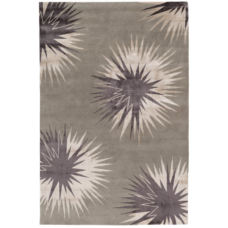 Vivienne Westwood Thistle Pewter Area Rug, Rectangle 10' x 14'