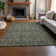 Premium Machine Washable Cerrito AMF574 Green Rug