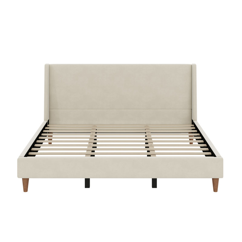 Lit plateforme tapissier Modern