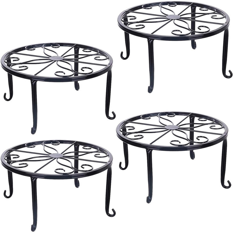 Plant Stand - Set of 4, Black