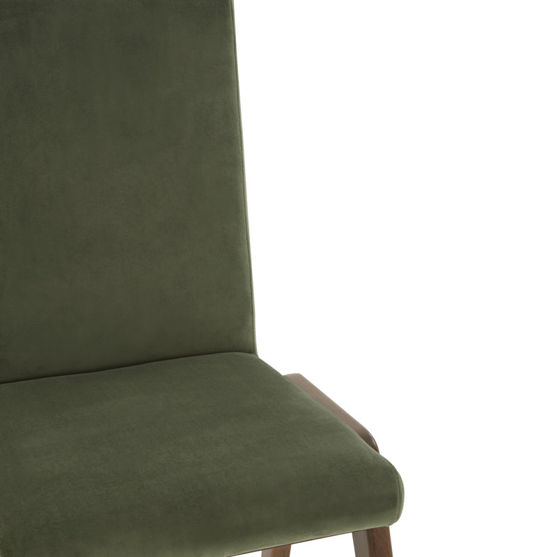 Chaise d'appoint rembourrée Orly, Vert olive