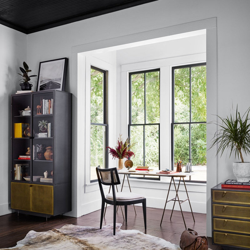 Arden Cane Dining Chair, Black, Black