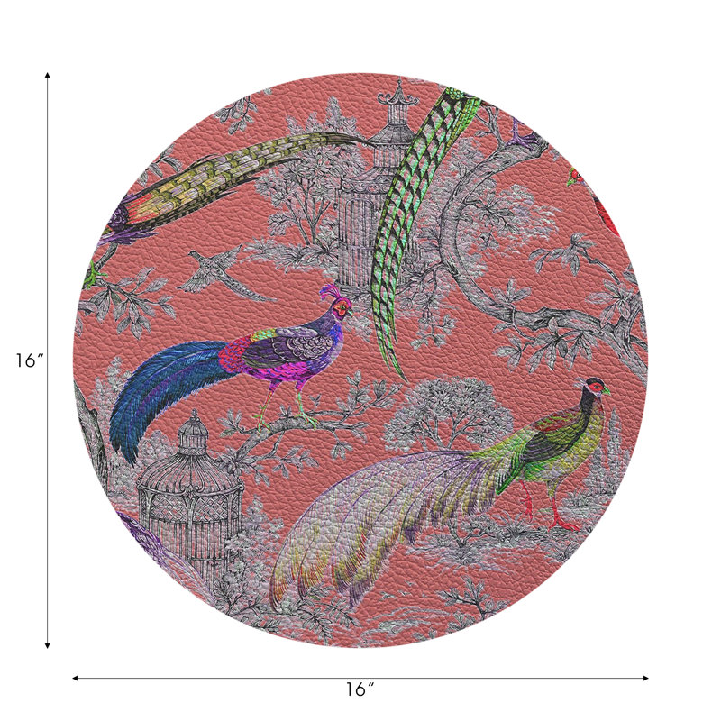 Sauvage 16'' Vinyl Placemat, Loire