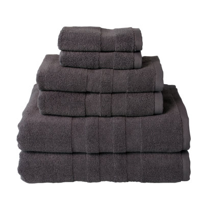 Ensemble de serviettes de bain en coton turc 6 pièces Glass