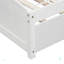 Lit plateforme simple avec lit gigogne