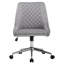 Chaise de bureau en velours Zurich-383726539-383726536