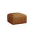 Hustle Square Top-Grain Genuine Leather Ottoman-109241979