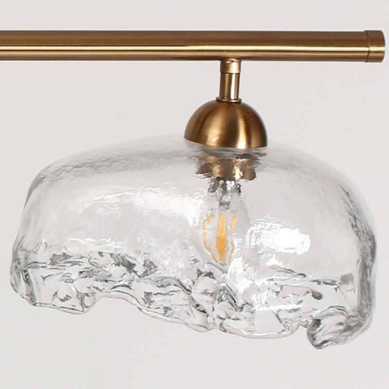 Luminaire suspendu pour îlot de cuisine 4 lumières Alyra