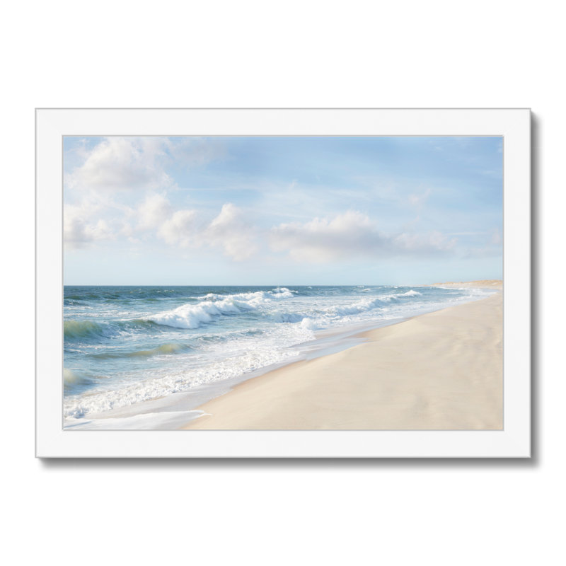 Hamptons II by James McLoughlin - Print, 24cm H x 34cm W, White Framed Paper Print
